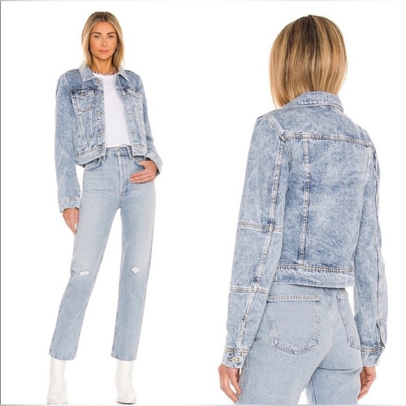💫 FREE PEOPLE Rumors Denim Jacket SIZE:XS NWT - Picture 4 of 13